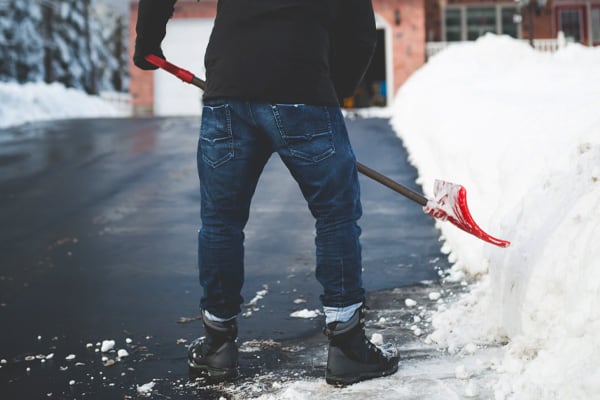 shoveling
